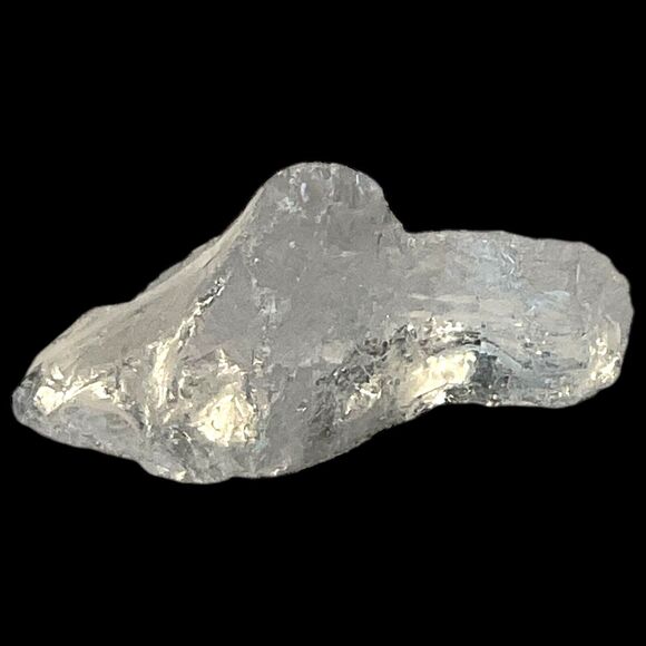 Clear Translucent Art Glass Cullet Glowing Manganese Slag Glass #4GM367 - Picture 4 of 7